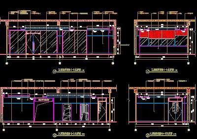 三层眼科候诊立面图(一)-门诊、急...