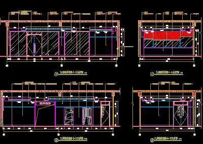 三层眼科候诊立面图(一)-门诊、急...
