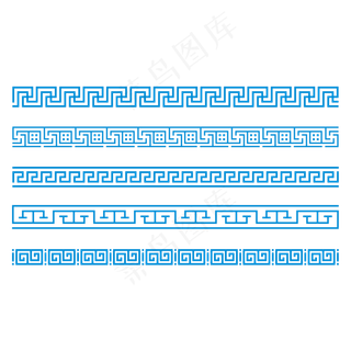 卡通矢量中国风边框