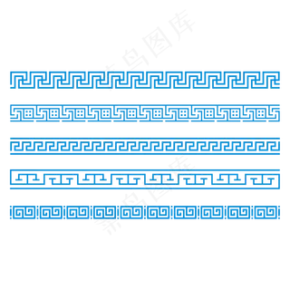 卡通矢量中国风边框