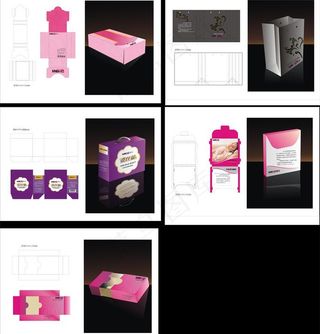 五款家纺产品包装设计图片