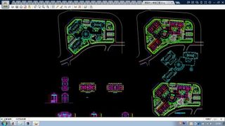 酒店式商务公寓CAD施工图纸