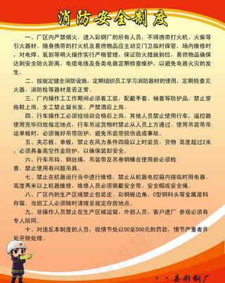 消防安全制度图片