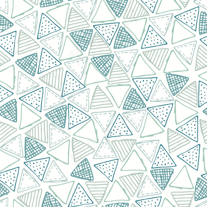 三角形组成无缝背景图