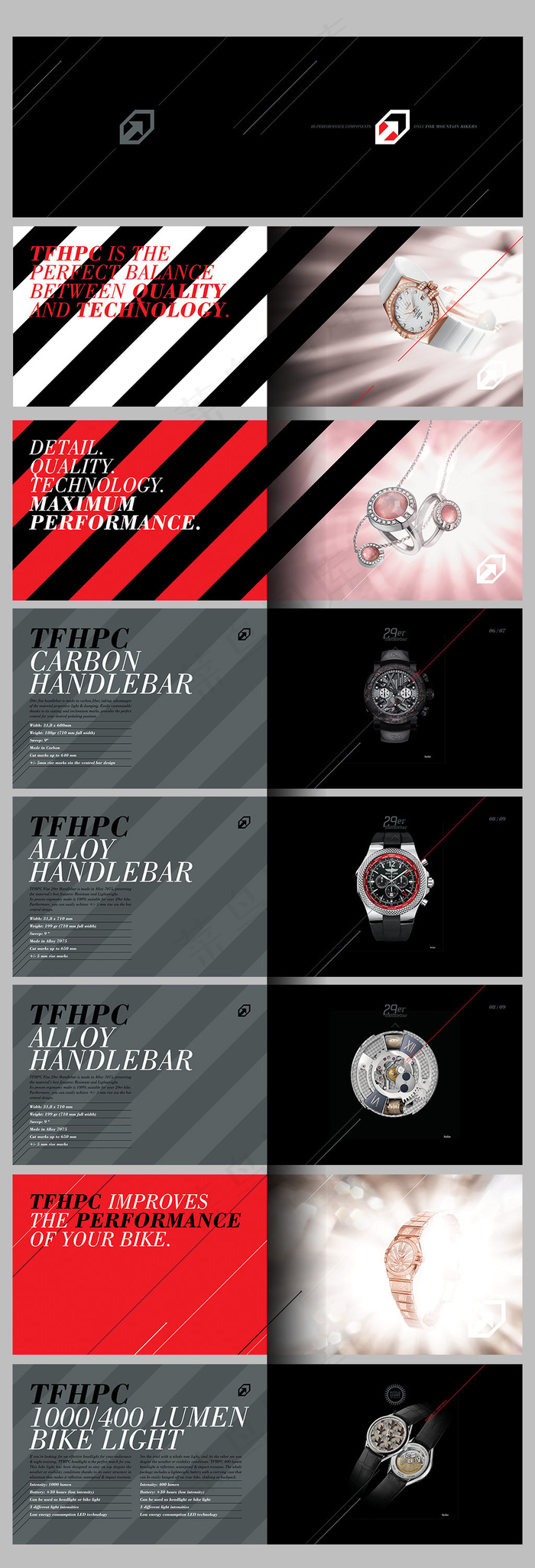 手表版式画册设计