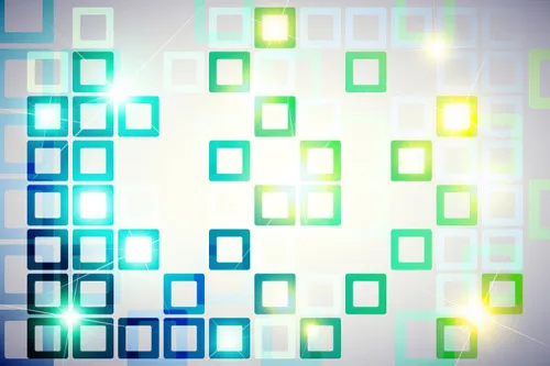 幻彩方形背景eps,ai矢量模版下载