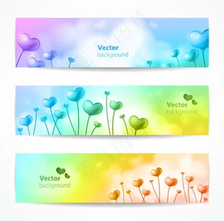 精美情人节Banners素材 精美情人节Banners素材