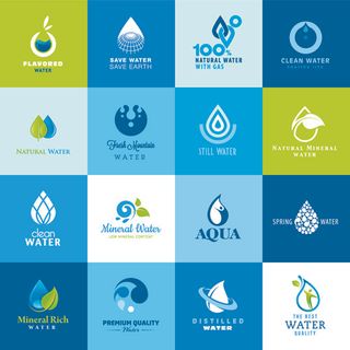 水元素矢量标志设置