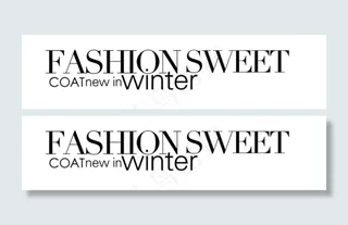 英文字体设计素材PSD