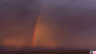 彩虹闪电同现视频素材下载