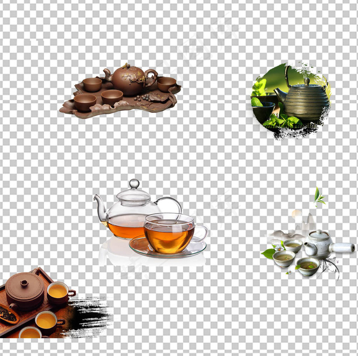 茶壶茶道茶文化图