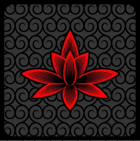 莲花eps,ai矢量模版下载