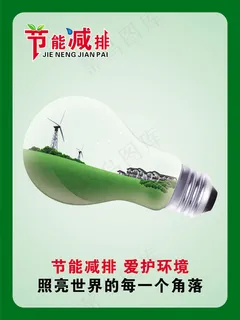 节能减排展板背景