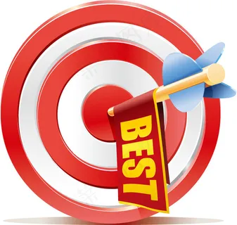 精美最佳标靶矢量素材