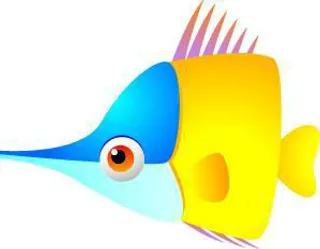 海洋动物金枪鱼PSD素材