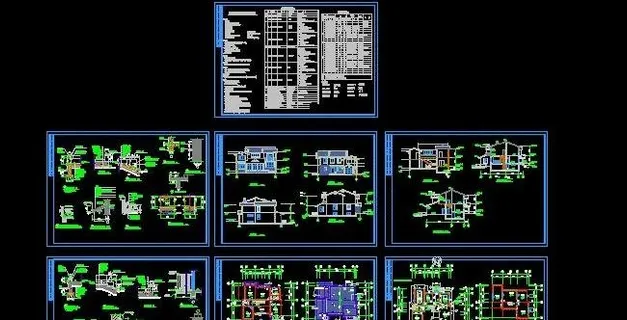 二层新农村小型实用型别墅设计图14...
