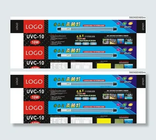 杀菌灯彩盒设计图片