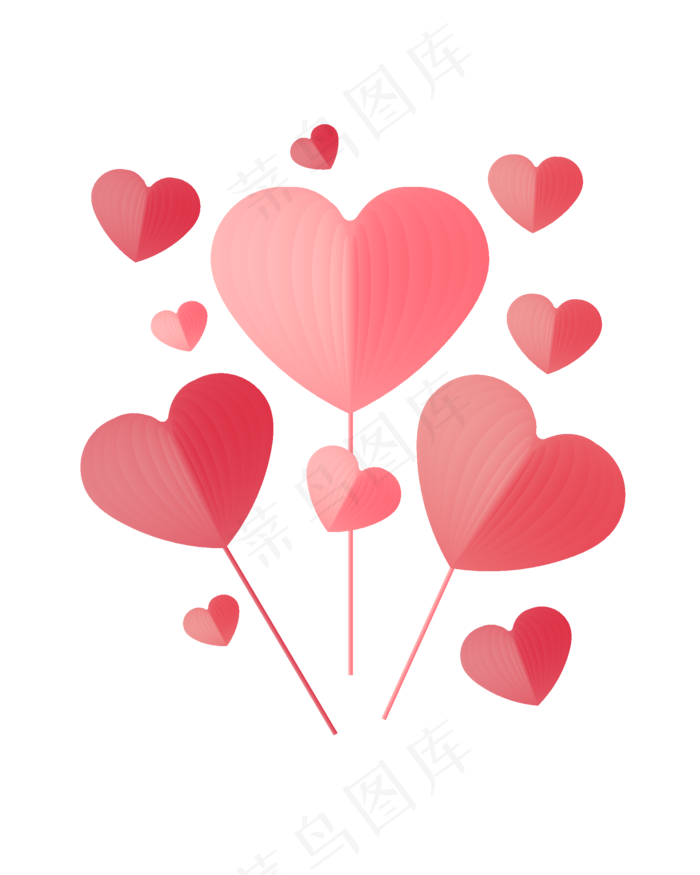 矢量手绘粉色爱心矢量手绘粉色爱心