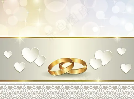 婚礼邀请卡图片