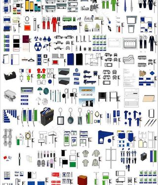全套企业VI系统矢量素材