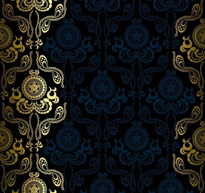 欧式花纹图片ai矢量模版下载