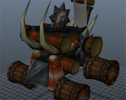 攻城车游戏模型素材