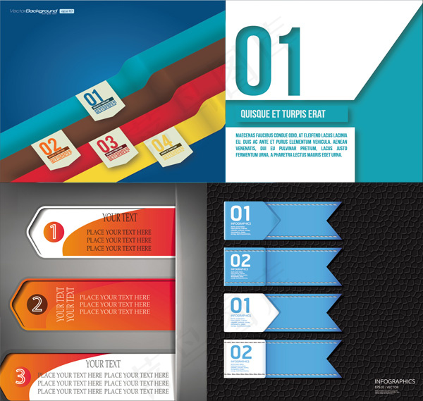 大气数字编号标签