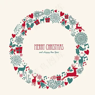 圣诞花环图片
