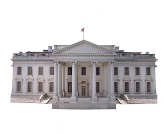 白色建筑摄影图