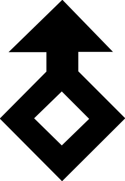 古代突厥语字母T剪贴画