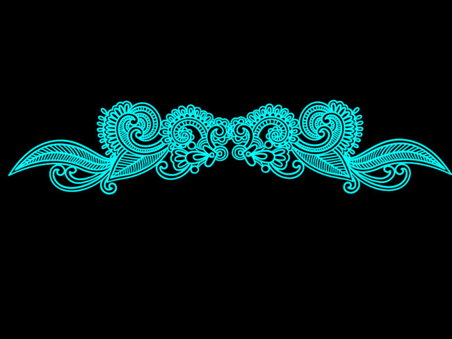 漂亮的线条花纹