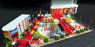 东风汽车公司专场俯视图图片