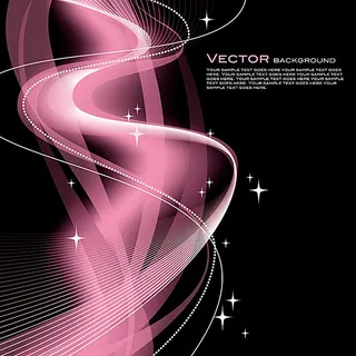 矢量炫彩背景展板背景