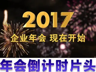 高端2017鸡年年会开场片头视频
