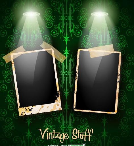 室内空白照片相框图片