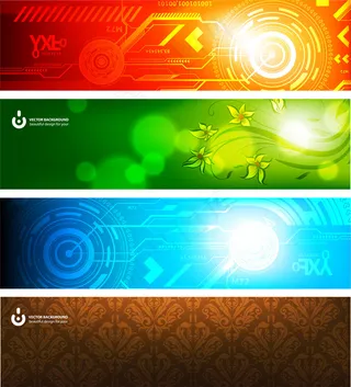 绿色背景矢量图