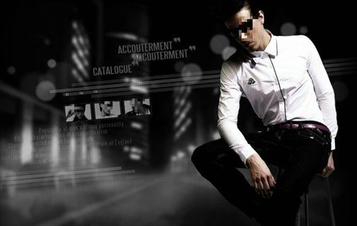 品牌男装服饰创意flash片头