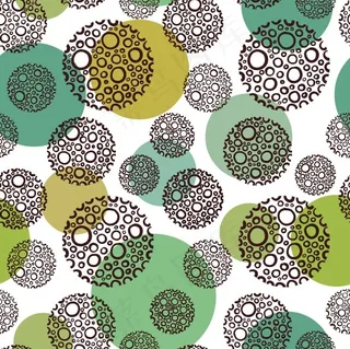 彩色圆组合图案