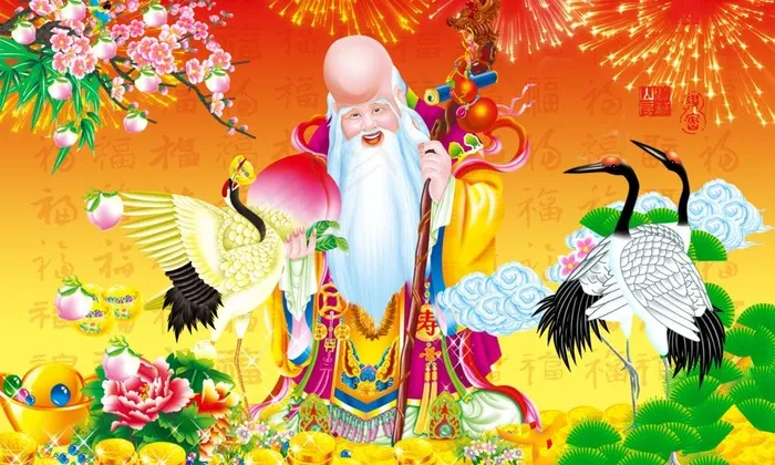 寿星图片(3780X2480(DPI:300))psd模版下载