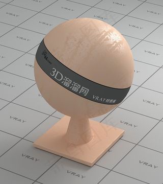 vray浅橙色墙布材质