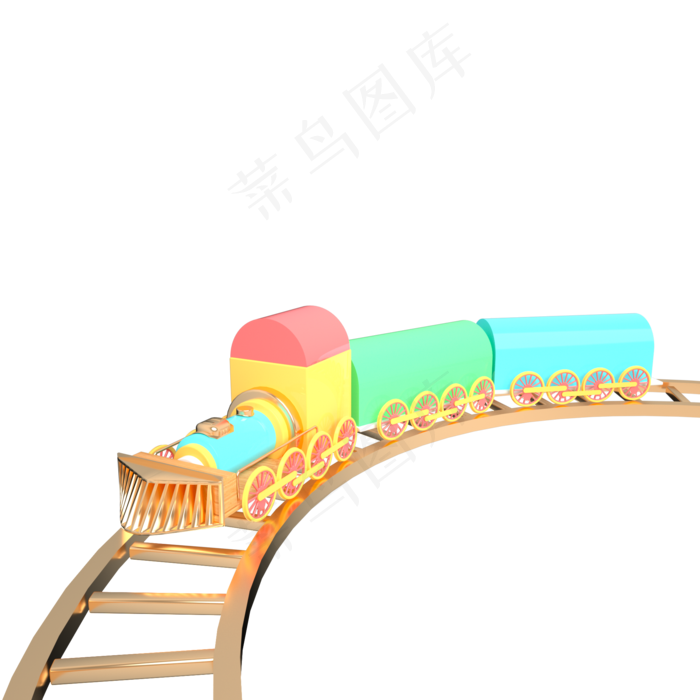 立体卡通玩具火车