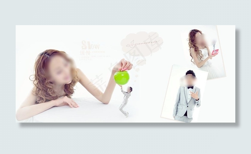最新唯美婚纱模板图片(5984X2992(DPI:200))psd模版下载