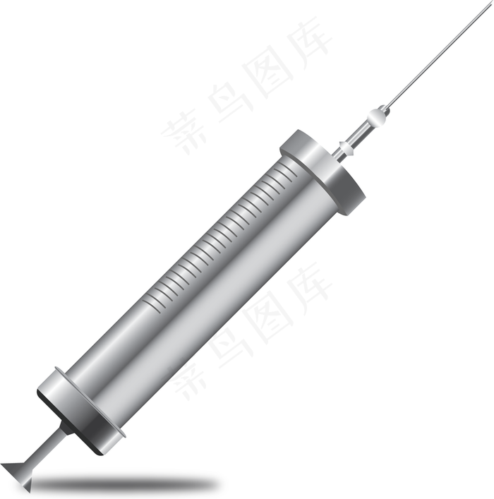 免费矢量医用注射器ai矢量模版下载