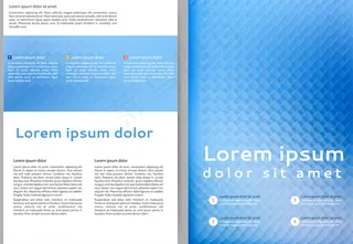 蓝色画册封面下载