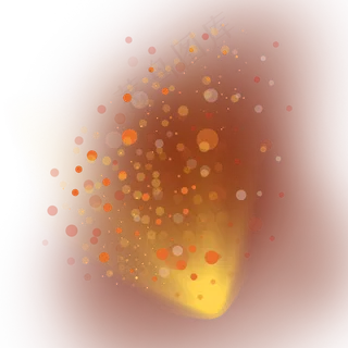 光芒光束光波橘色金色