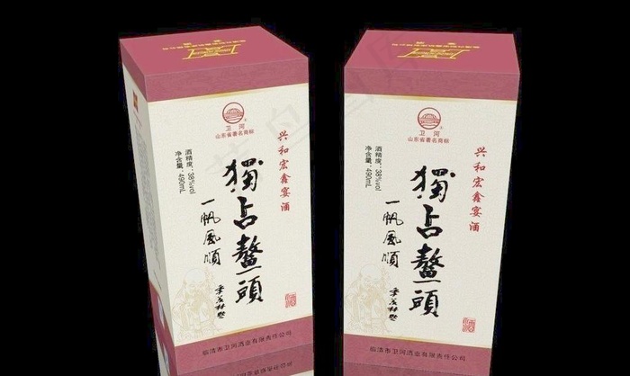 白酒包装图片模板下载cdr矢量模版下载