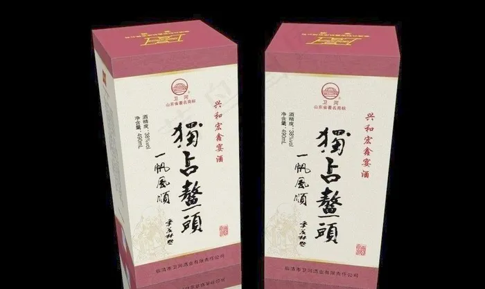 白酒包装图片模板下载cdr矢量模版下载