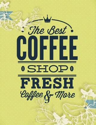 咖啡海报背景矢量素材图片