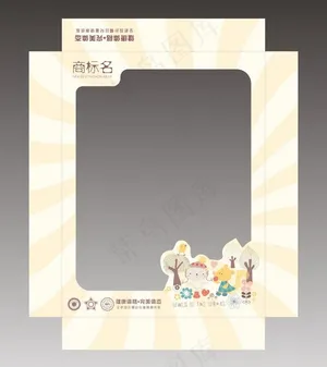 儿童卡通保暖内衣盒子图片