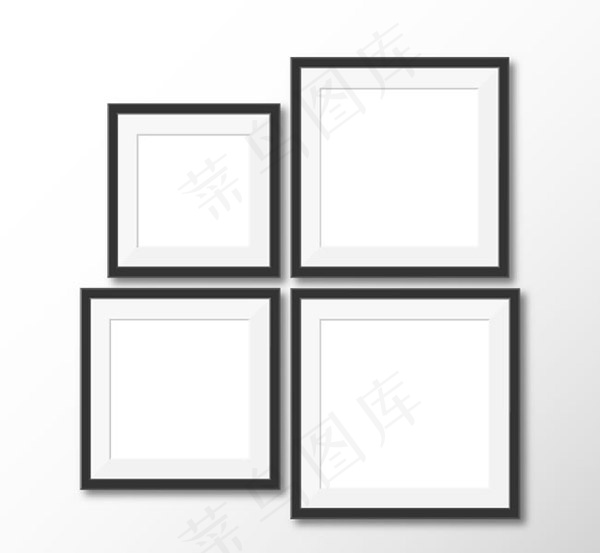 方形相框设计矢量素材下载